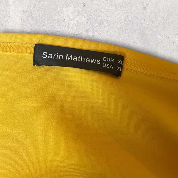 NWOT Sarin Mathews off the shoulder high low dress - Picture 7 of 13